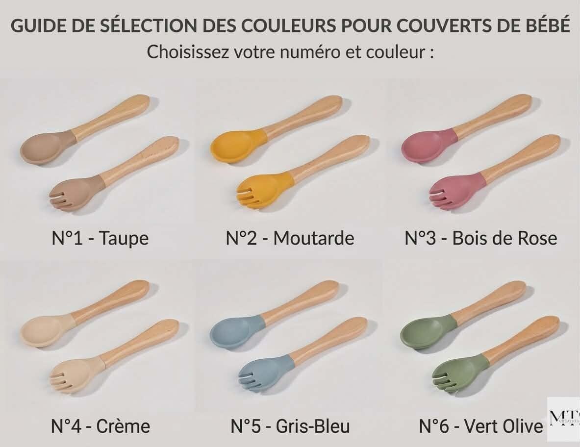 Coffret Cadeau Naissance Personnalisé en Bois Set de Soin et Repas Bébé Gravé Brosse, Peigne, Hochet et Couverts Cadeau Baptême Nouveau-né