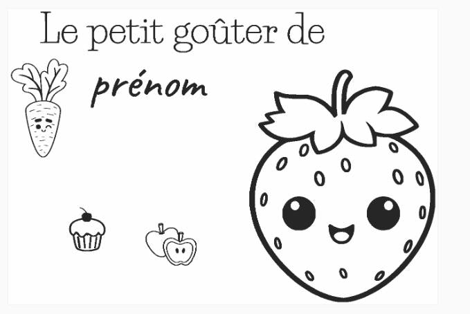 Petit Plateau Ovale en Bois Gravé et Personnalisé goûter enfant