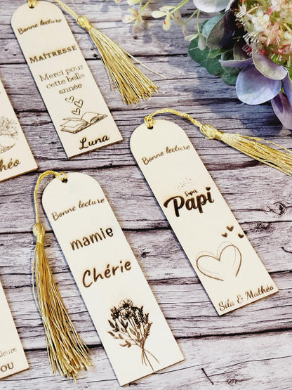 Marque-page personnalisés / Idée cadeau originale