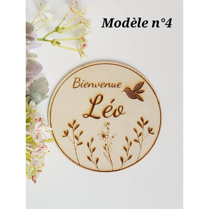 Carte naissance bébé personnalisée en bois . Carte bienvenue bébé, Souvenir de naissance, Cadeau de Naissance, cadeau bébé, prénom