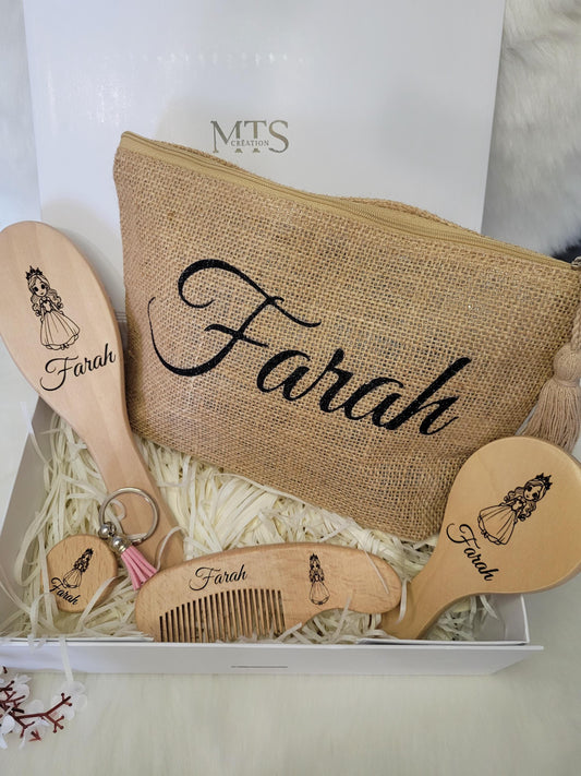 Coffret petite fille personnalisée idéal cadeau noël cadeau anniversaire cadeau baptême cadeau naissance