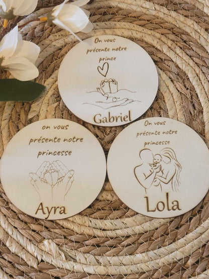 carte annonce bébé
