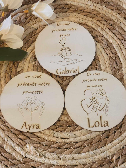 carte annonce bébé