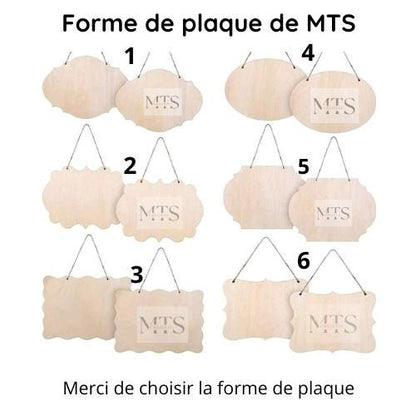 panneau baptême bois / Panneau de bienvenue - Panneau de bienvenue pour mariage, baptême... - Panneau