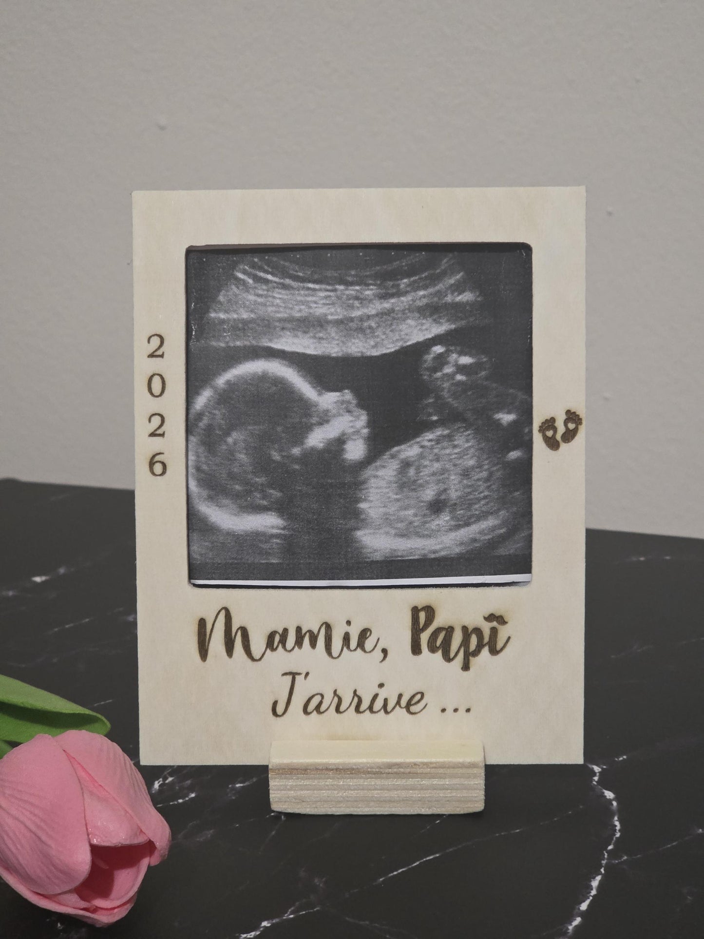 cadre photo personnalisé - Annonce grossesse - future maman - futur papa demande parrain marraine, annonce naissance proches grands parents