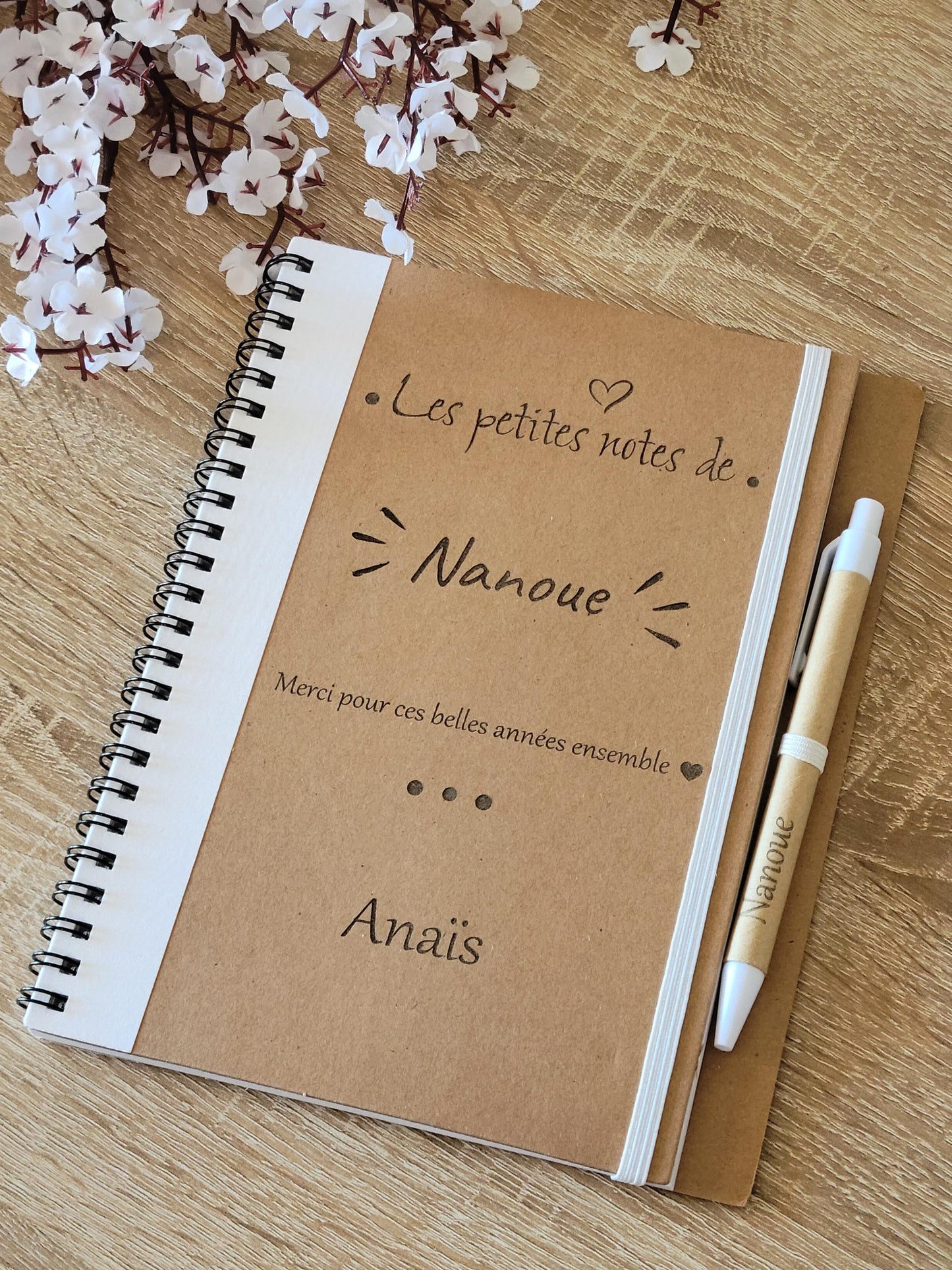 CARNET DE NOTES / Bloc notes maîtresse / cadeau fin d'année / cadeau fêtes des pères / cadeau maîtresse
