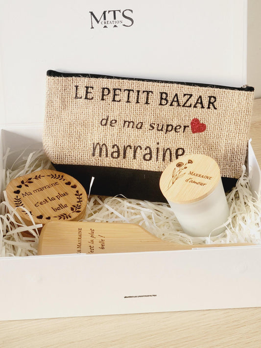 coffret cadeau  femme personnalisé - marraine / maman /mamie / maitresse / nounou