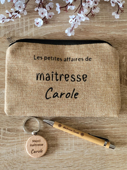Coffret cadeau maîtresse / cadeau atsem/ cadeau fin d'année scolaire