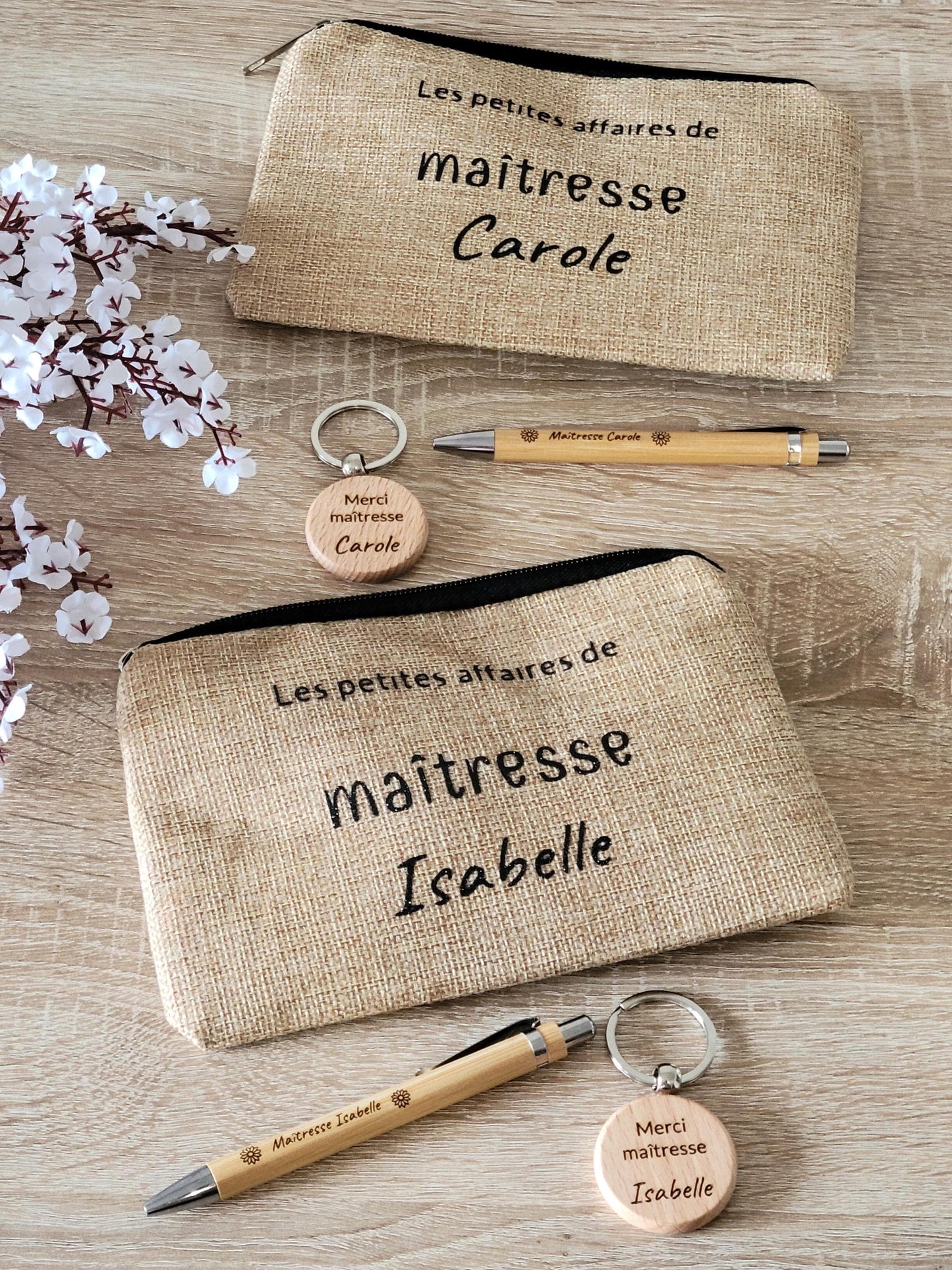 Coffret cadeau maîtresse / cadeau atsem/ cadeau fin d'année scolaire