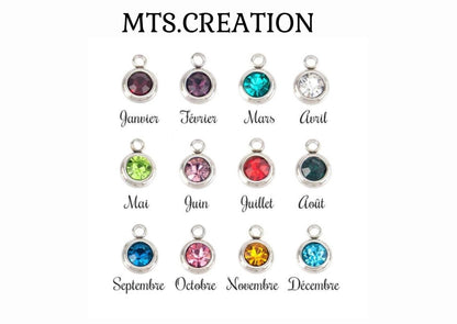 Bracelet jonc personnalisé en acier inoxydable ,bracelet personnalisé, cadeau marraine, Cadeau naissance, Cadeau maman,