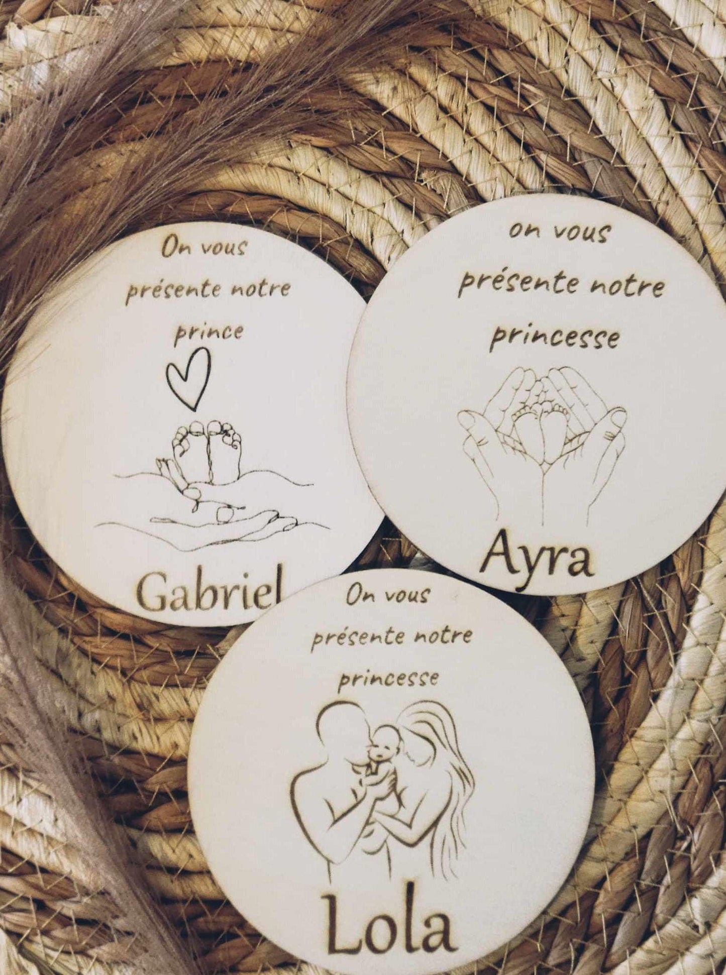 carte annonce bébé