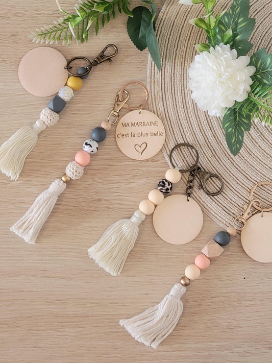 porte clés personnalisé  parrain mamie maman papa, grands pères, papy, marraine, maitresse