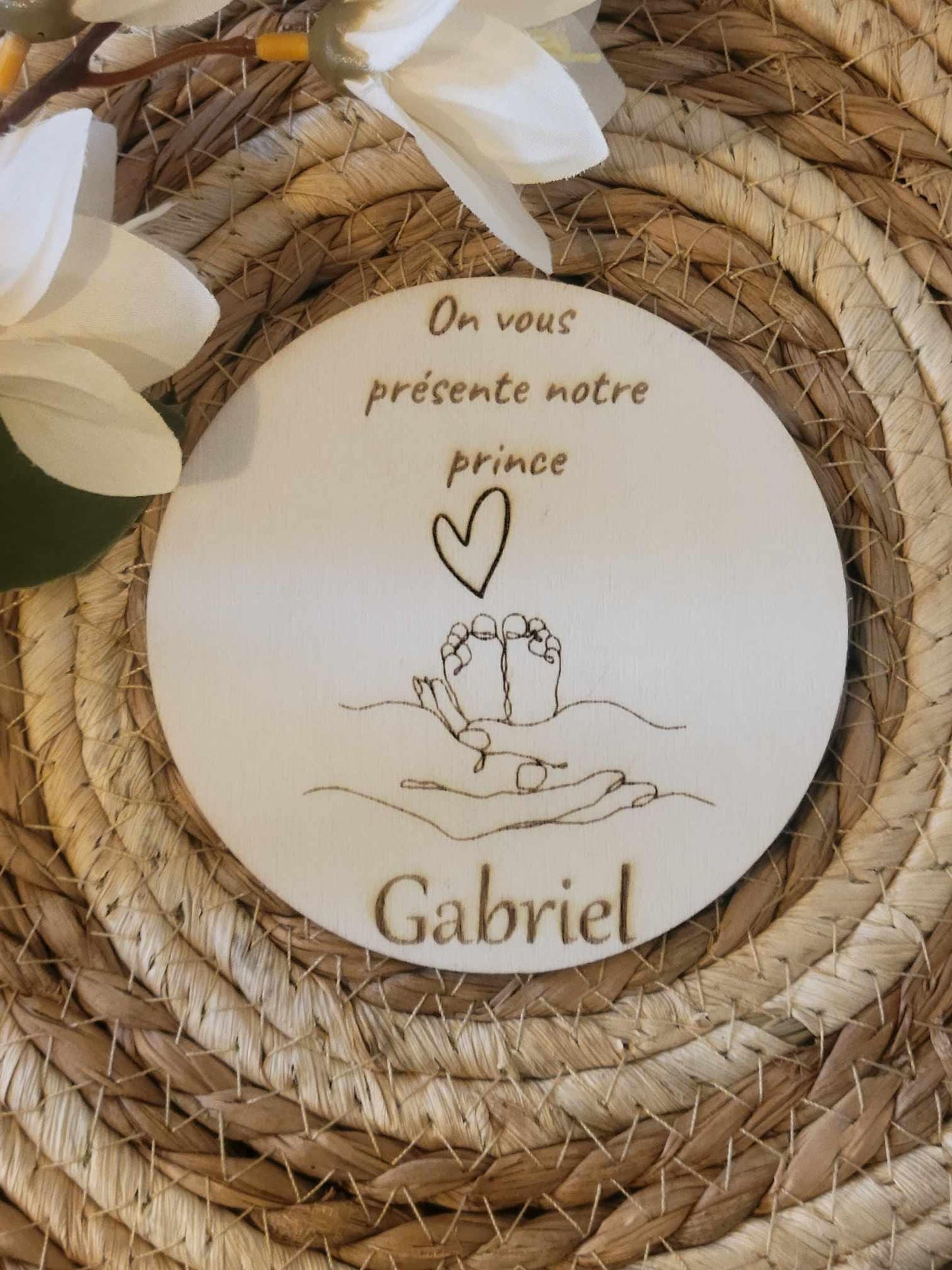 carte annonce bébé