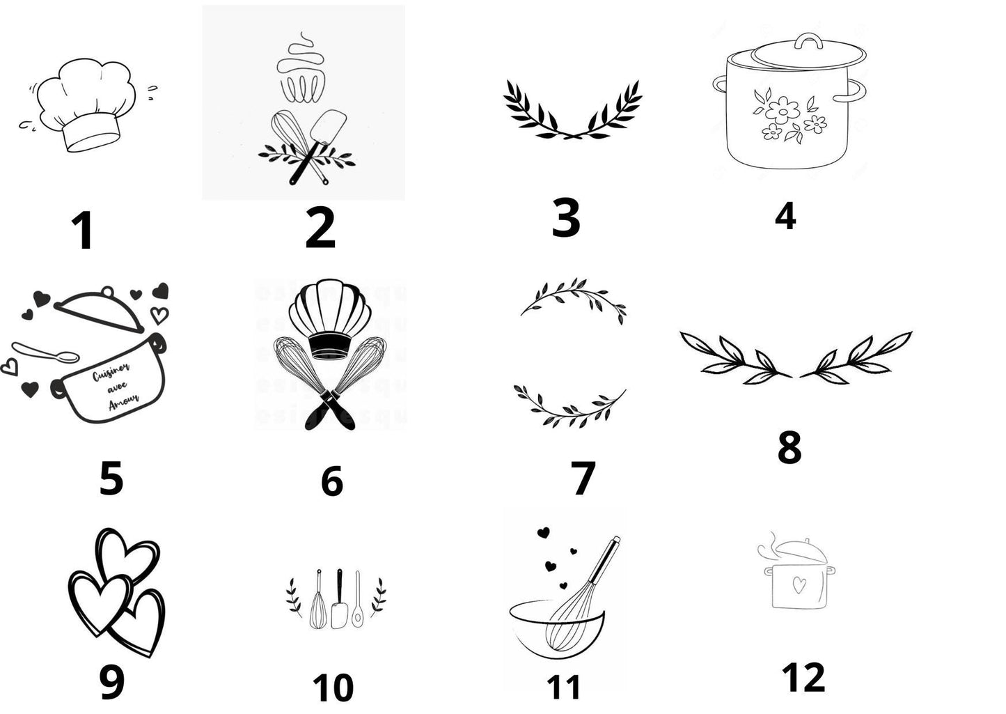 Ustensile de cuisine personnalisé ( spatule et ou cuillère en bambou) cadeau maman / mamie / marraine / nounou.....