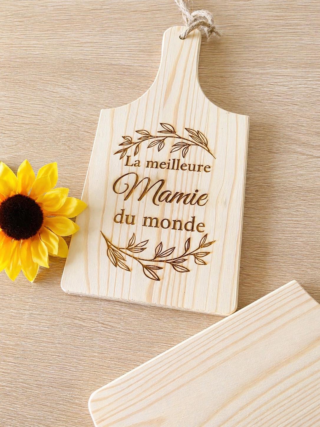 Planche à découper en bambou, planche apéro personnalisée, cadeau parrain, fête des pères, noël , nounou marraine , cadeau fête des mères