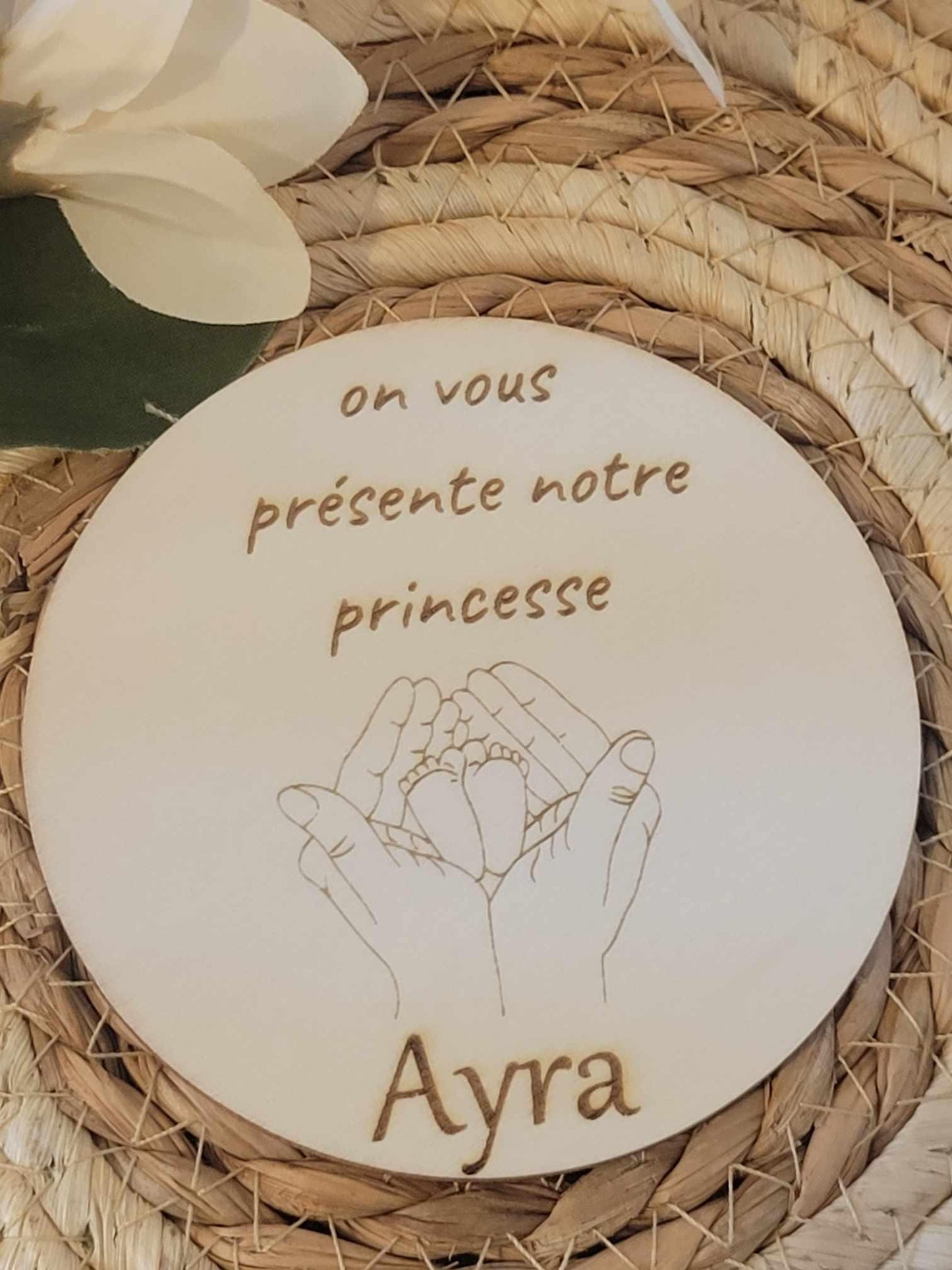 carte annonce bébé