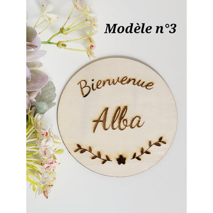 Carte naissance bébé personnalisée en bois . Carte bienvenue bébé, Souvenir de naissance, Cadeau de Naissance, cadeau bébé, prénom