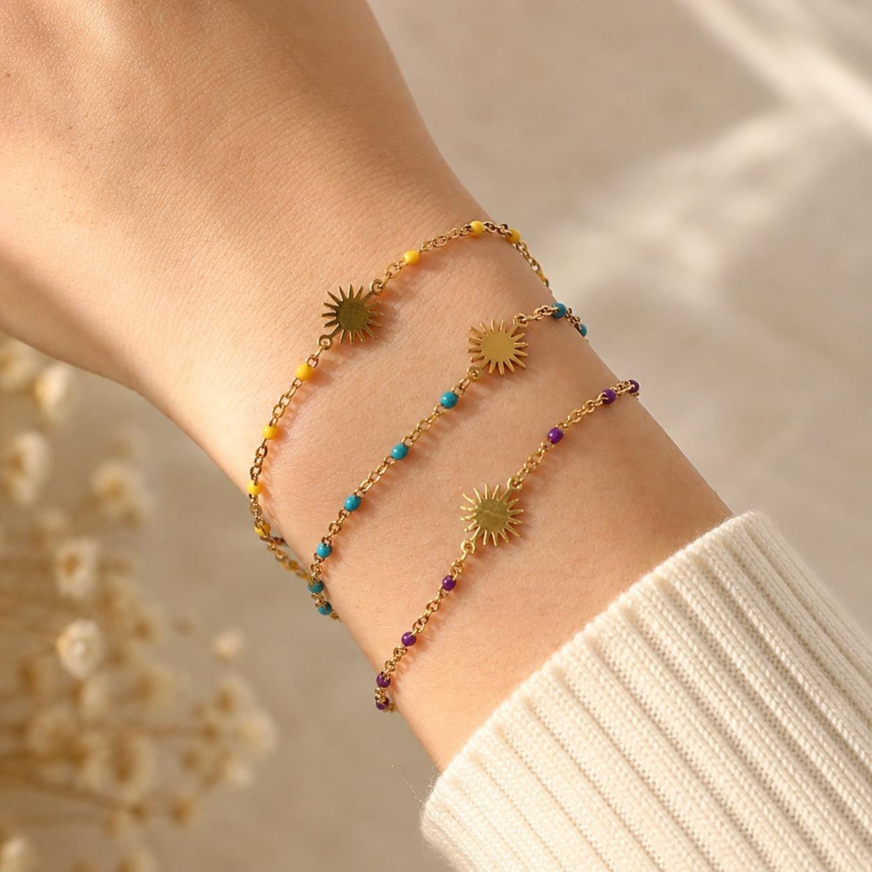 Cadeau Fin d'Année Scolaire Bracelet en acier inoxydable pour Maîtresse, Nounou, ATSEM ou Directrice Bracelet remerciement Livraison offerte
