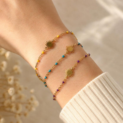 Cadeau Fin d'Année Scolaire Bracelet en acier inoxydable pour Maîtresse, Nounou, ATSEM ou Directrice Bracelet remerciement Livraison offerte