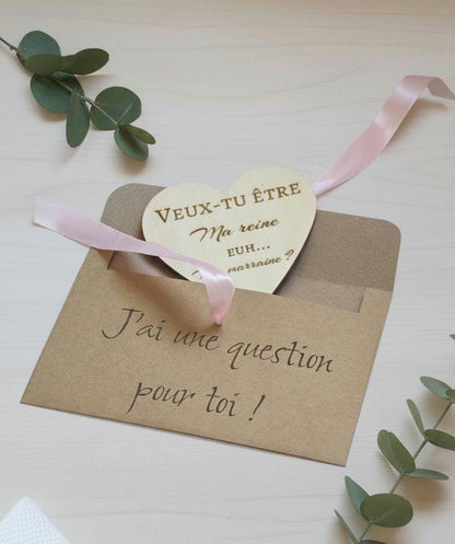 Coffret demande Marraine ou parrain annonce marraine avec porte clés , annonce grossesse marraine porte clé en perles  surprise marraine